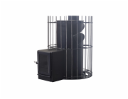 Saunová kamna na tuhá paliva KALVIS PR3-SN, 10 kW