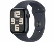 Apple Watch SE (2024) GPS 44mm Midnight Aluminium Case with Midnight Sport Band - S/M