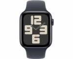 Apple Watch SE (2024) GPS 40mm Midnight Aluminium Case with Midnight Sport Band - M/L