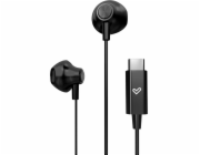 Energy Sistem EasyPods Drátová sluchátka do uší Hudba/Všední den USB typu C Černá