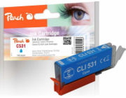 Peach kompatibilní cartridge Canon CLI-531GY, šedá, 515str.
