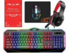 NoName Herní počítačová sada LTC 4v1 - myš, klávesnice, p...