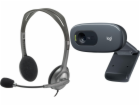 Logitech H111 (981-000593) + C270 (960-001063) sluchátka