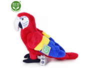 Rappa Plyšový papoušek červený Ara Arakanga 24 cm ECO-FRIENDLY