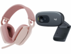 Logitech Sluchátka Zone Vibe 100 (981-001224) + C270 (960...