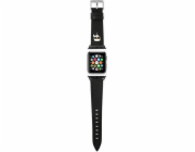 Karl Lagerfeld Karl Lagerfeld Řemínek KLAWLOKHK Apple Watch 42/44/45 mm černý řemínek Saffiano Karl Heads