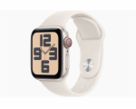 Apple Watch SE GPS + Cellular 40mm Starlight Aluminium Case with Starlight Sport Band - M/L
