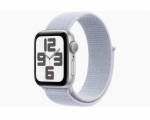 Apple Watch SE GPS 40mm Silver Aluminium Case with Blue Cloud Sport Loop