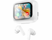 Techly Bezdrátová Bluetooth sluchátka do uší s potlačením hluku, ANC a LCD displejem