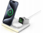 Jabees PowerGlow 4v1 QI nabíječka pro telefon Smartwatch ...