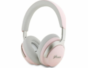 Sluchátka Guess Bluetooth ANC/ENC GUBHC22PSBCSMP Pink DB Metal Script Logo