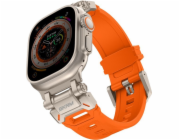 Skinarma Titon Apple Watch Ultra 49mm řemínek oranžový/oranžový