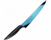 Kasumi KASUMI Úzký kovaný nůž z titanu, délka 20 cm, modrý