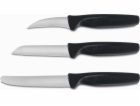Wusthof Create Collection Sada 3 nožů na zeleninu, černá