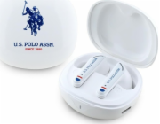 U.S. Polo Assn Dokovací stanice pro sluchátka TWS US Polo DH Logo, bílá