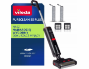 Vileda PureClean S5 Plus, Nass-/Trockensauger (schwarz/silber, Kabellos)