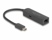 Delock - Sítový adaptér - USB-C 3.0 - 10M/100M/1G/2.5 Gigabit Ethernet - cerná