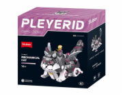 Sluban Pleyerid M38-P8017 Mechanická kočka šedo-bílá