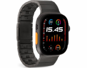 Puro TITAN Nerezový řemínek Apple Watch 42/44/45/49 mm - černý