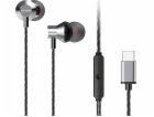 Aiwa Sluchátka do uší ESTM-50USB-C/SL stříbrná