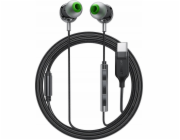 Acefast Kabelová sluchátka do uší L5 USB-C 1,2 m - černá