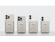 Cubenest Magnetická bezdrátová powerbanka SlimDual 5000 mAh S1B3D - titanová