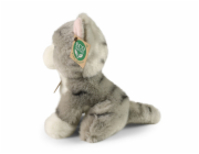 Rappa Plyšová kočka šedá 18 cm ECO-FRIENDLY
