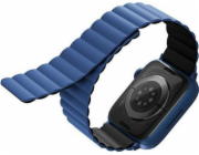 Uniq Řemínek UNIQ pro Apple Watch Revix řady 4/5/6/7/SE 44/45 mm. Oboustranný magnetický černomodrý