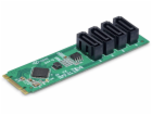 StarTech.com 4-Port M.2 to SATA Adapter Card, M.2 PCIe 3....