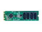 Startech 4-Port M.2 to SATA Adapter Card, M.2 PCIe 3.0 to...