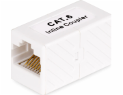 StarTech.com RJ45 Coupler, Inline Cat6 Coupler, Female to Female (F/F) T568 Connector, Unshielded Ethernet Cable Extension (IN-CAT6-COUPLER-U1) - Síťový propojovací kabel - RJ-45 (F) do RJ-45 (F) - ne