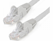 StarTech.com 7m LSZH CAT6 Ethernet Cable, 10 Gigabit Snagless RJ45 100W PoE Network Patch Cord with Strain Relief, CAT 6 10GbE UTP, Grey, Individually Tested/ETL, Low Smoke Zero Halogen - Category 6 -