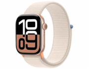 Crong Nylonový řemínek - sportovní řemínek pro Apple Watch 38/40/41/42 mm (Starlight)
