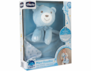 Chicco Plyšový medvěd s dekou 47x40 MAXI DOUDOU modrý