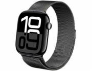 Crong Milano Steel - Řemínek z nerezové oceli pro Apple Watch 38/40/41/42 mm (grafit)