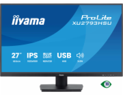 iiyama ProLite XU2793HSU-B7 - LED monitor - 27" - 1920 x 1080 Full HD (1080p) @ 75 Hz - IPS - 300 cd/m? - 1300:1 - 1 ms - HDMI, DisplayPort - reproduktory - černá, matná