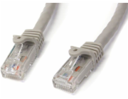 StarTech.com 2m Gray Cat5e / Cat 5 Snagless Patch Cable - Patch kabel - RJ-45 (M) do RJ-45 (M) - 2 m - UTP - CAT 5e - lisovaný, provedení bez hrbolků - šedá