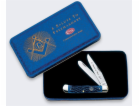 LionSteel Knives Zavírací nůž Case Masonic Trapper SS Blu...