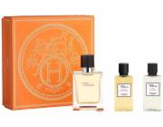 SET HERMES Terre D Hermes EDT sprej 50ml + SPRCHOVÝ GEL 40ml + PO HOLENÍ 40ml