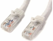 StarTech.com 1m CAT6 Ethernet Cable, 10 Gigabit Snagless RJ45 650MHz 100W PoE Patch Cord, CAT 6 10GbE UTP Network Cable w/Strain Relief, White, Fluke Tested/Wiring is UL Certified/TIA - Category 6 - 2
