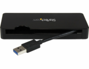 StarTech.com USB 3.0 to HDMI or VGA Adapter Dock - USB 3.0 Mini Docking Station w/ USB, GbE Ports - Portable Universal Laptop Travel Hub (USB3SMDOCKHV) - Dokovací stanice - USB - HDMI - 1GbE - pro P/N