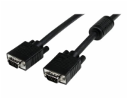 StarTech 2m Coax High Resolution Monitor VGA Video Cable HD15 M/M - Kabel VGA - HD-15 (VGA) (M) do HD-15 (VGA) (M) - 2 m - lisovaný - černá