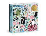 Galison Fóliové puzzle Kočičí elegance 500 dílků