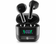 Huawei Music Sound 8018080488603 Bezdrátová sluchátka do uší s Bluetooth pro hovory/hudbu, černá