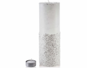 Affek Design SVÍČKOVÁ LUTERNA VÁLCOVÁ 120X360 DIAMOND WHITE