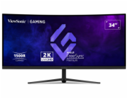ViewSonic VX3418C-2K  34" 21:9, 3440 x 1440, VA, 1500R zakřivený, 180Hz, 1ms MPRT, 2 HDMI, 2 DP, speakers, výš. nast.