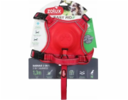 Zolux Postroj s automatickým vodítkem Easyride M červený