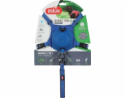 Zolux Postroj pro psy s automatickým vodítkem Easyride S modrý