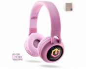 PowerLocus Dětská Bluetooth sluchátka Buddy růžová