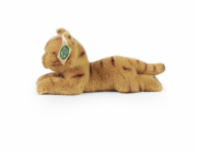 Rappa Plyšová kočka ležící hnědá 20 cm ECO-FRIENDLY